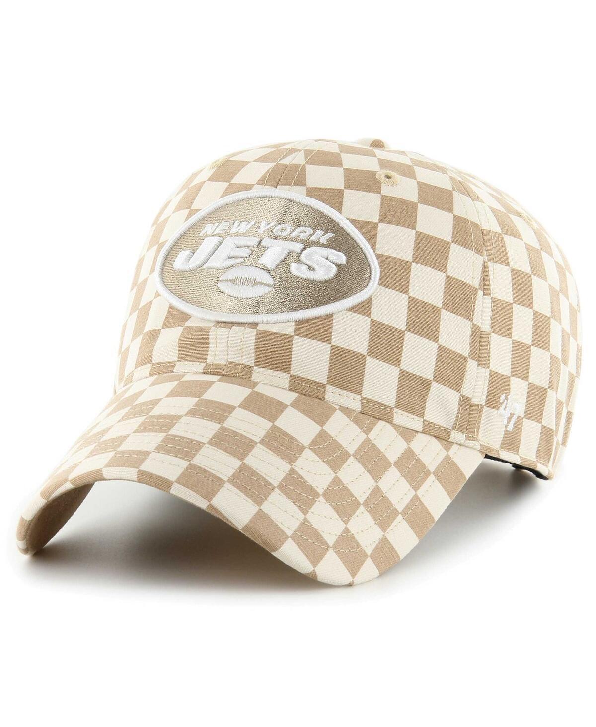 Womens 47 Tan New York Jets Vibe Check Clean Up Adjustable Hat Product Image