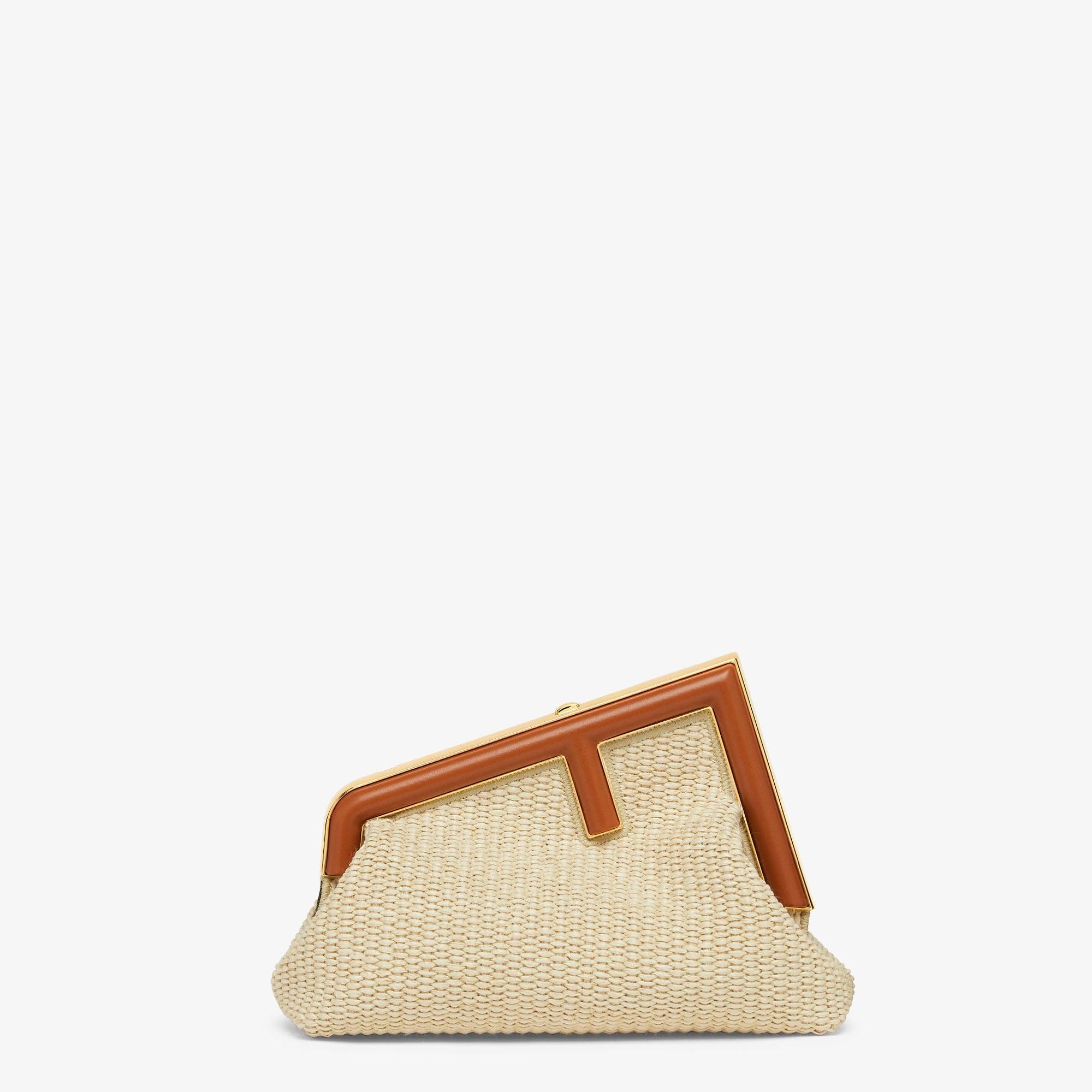 Fendi First SmallNatural straw bag Product Image