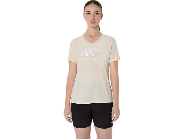 Women's ASICS Stripes V-Neck Product Image