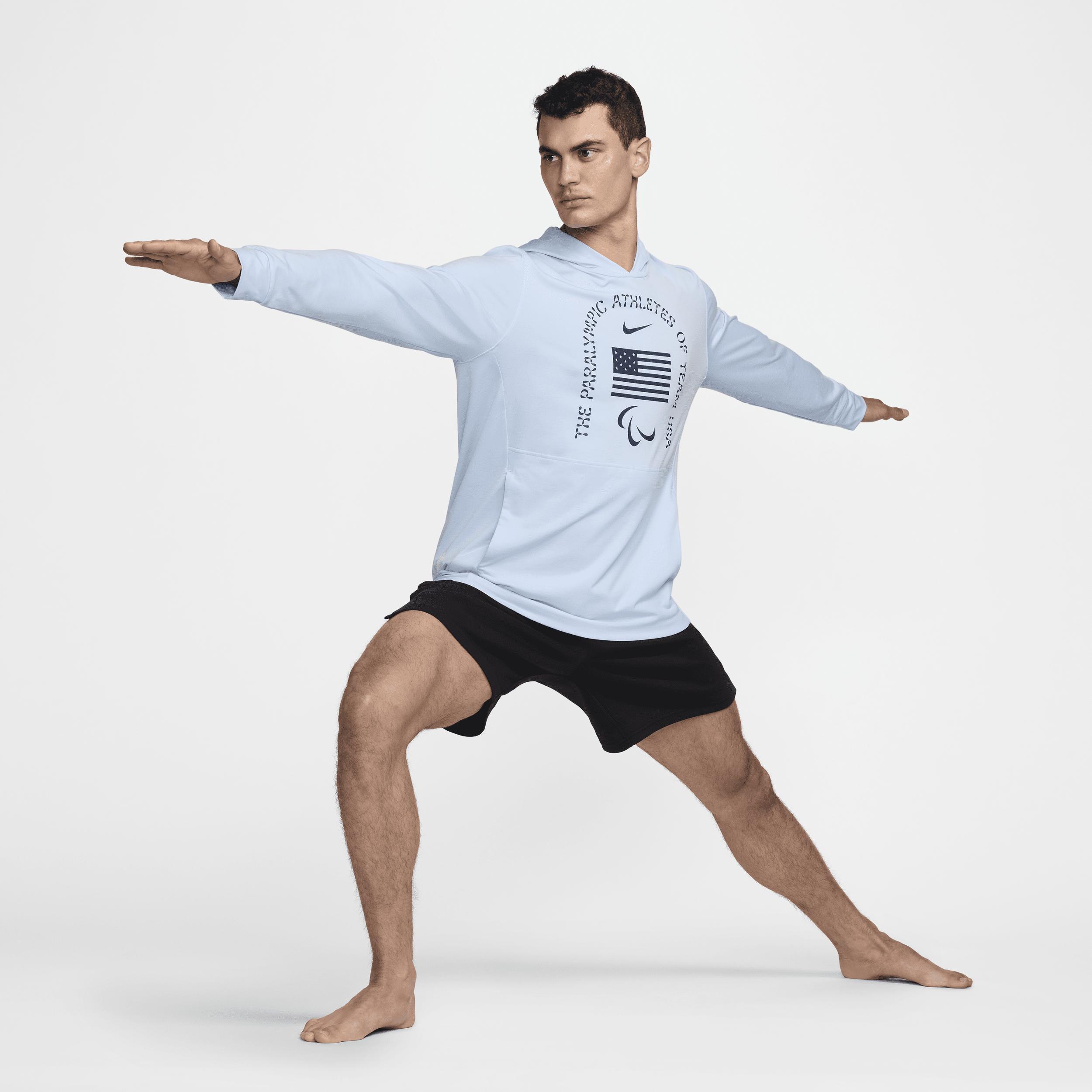 USA Restore Nike Men's Dri-FIT Yoga Lightweight Hoodie Product Image