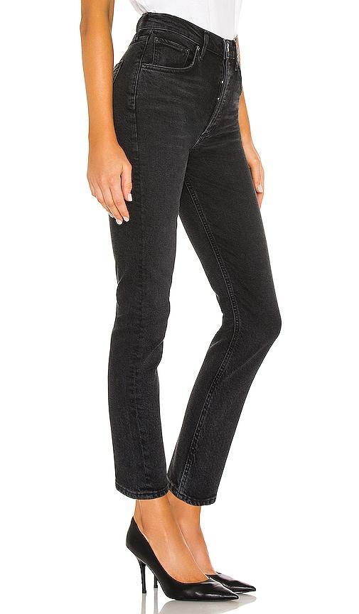 Agolde Riley High Rise Cropped Straight Jeans in Panoramic Product Image