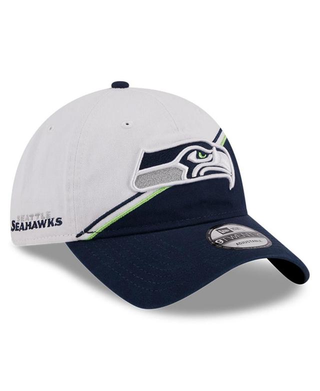 Mens New Era White Seattle Seahawks 2023 Sideline 9TWENTY Adjustable Hat - White Product Image