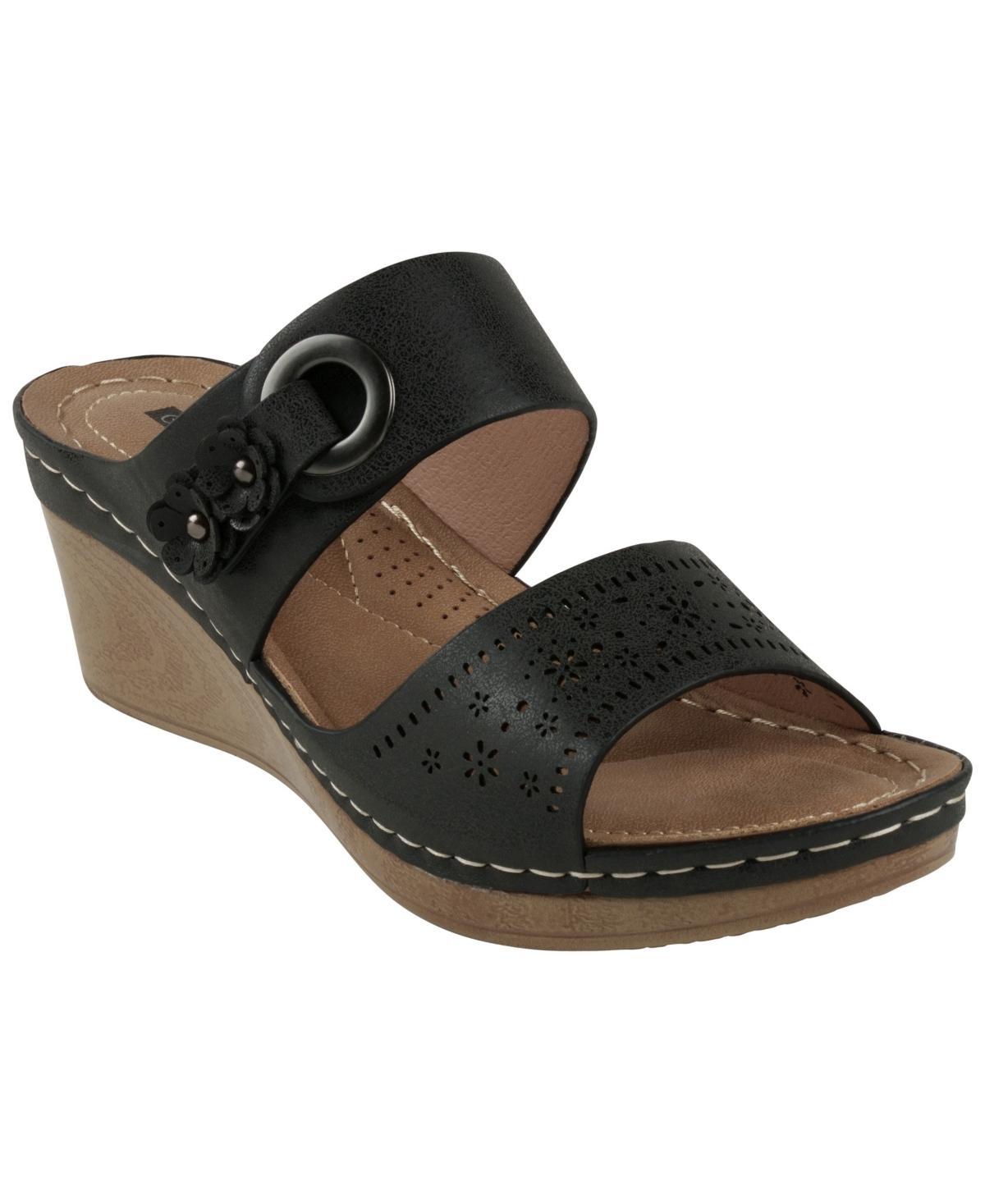 Gc Shoes Womens Theresa Comfort Wedge Sandals Product Image