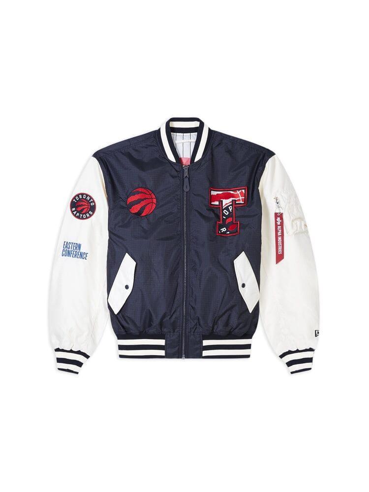 TORONTO RAPTORS X ALPHA X NEW ERA L-2B BOMBER JACKET Product Image