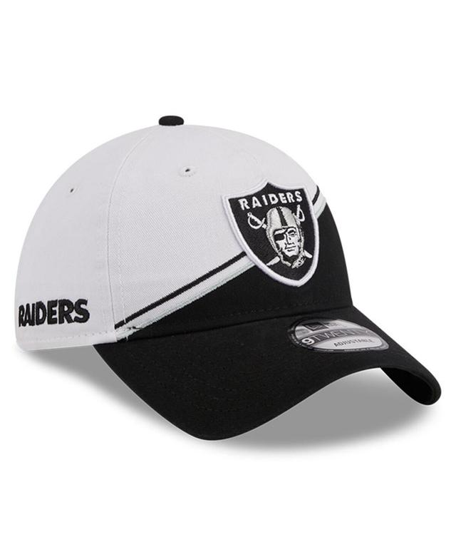 Mens New Era White Las Vegas Raiders 2023 Sideline 9TWENTY Adjustable Hat - White Product Image