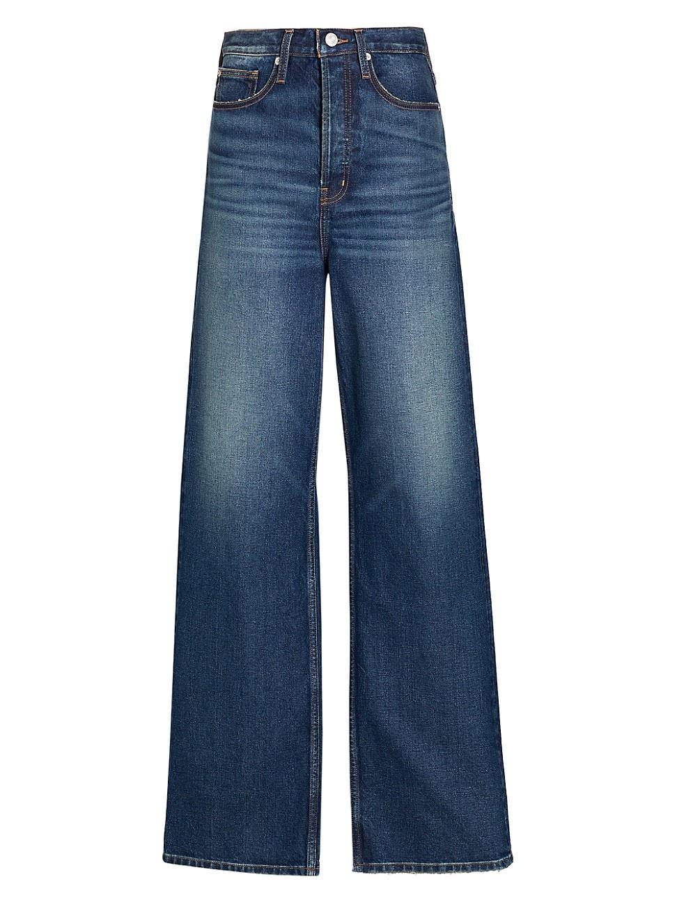 FRAME The 1978 High Waist Wide Leg Jeans Product Image