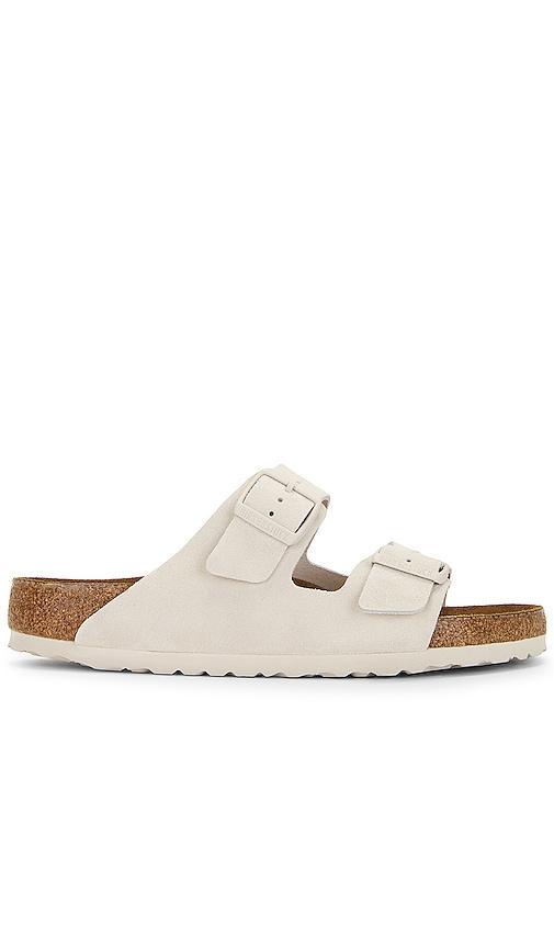 BIRKENSTOCK Arizona Soft Footbed in Antique White - White. Size 42 (also in 41, 43, 44, 45, 46). Product Image