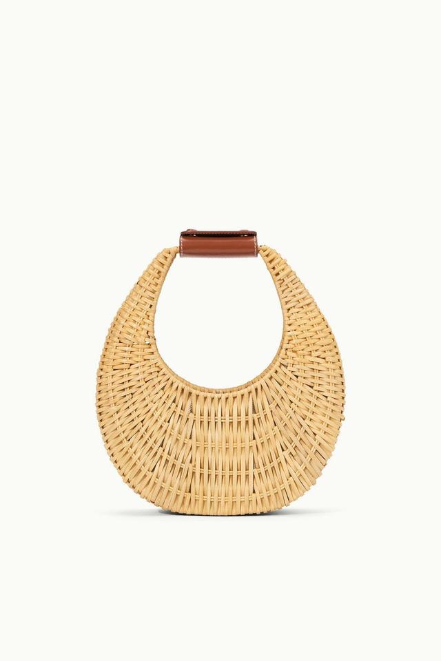 MINI MOON WICKER BAG | NATURAL Product Image