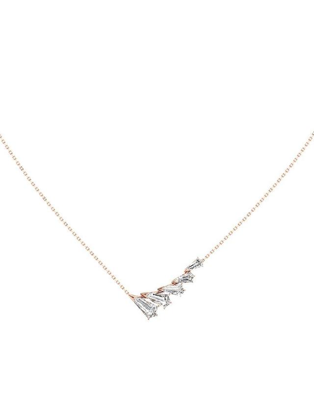 Womens Phoenix 18K Rose Gold & 1.85 TCW Lab-Grown Diamond Wing Pendant Necklace Product Image