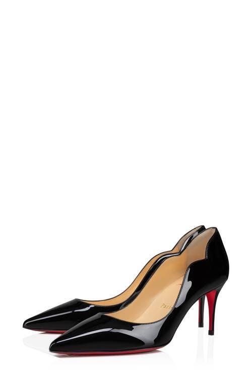 CHRISTIAN LOUBOUTIN Womens Black Hot Chick 100 Patent-leather Courts Product Image