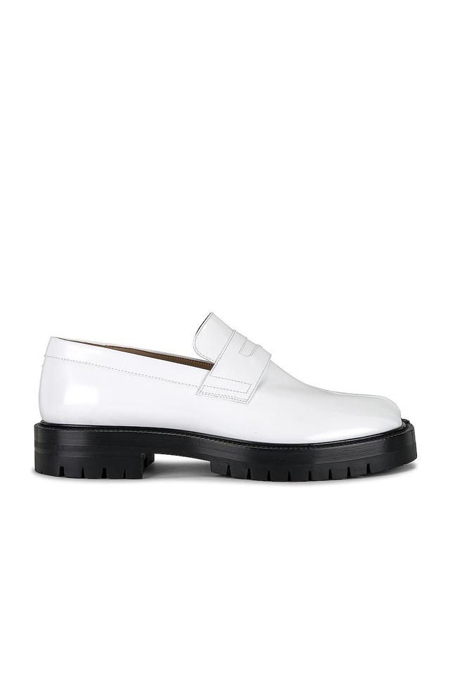 Maison Margiela Tabi County Loafer in White Product Image