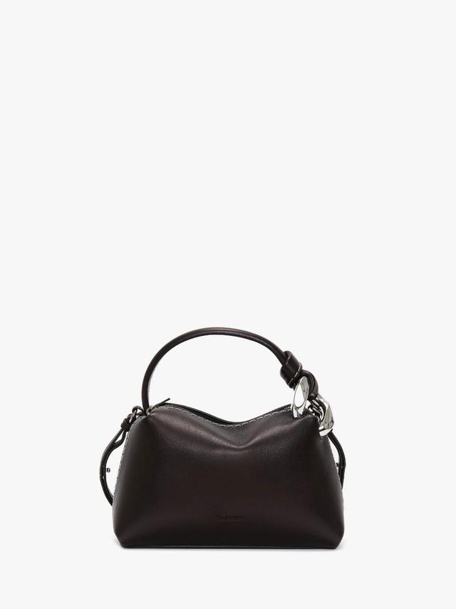 SMALL JWA CORNER BAG - LEATHER CROSSBODY BAG in black | JW Anderson US  Product Image