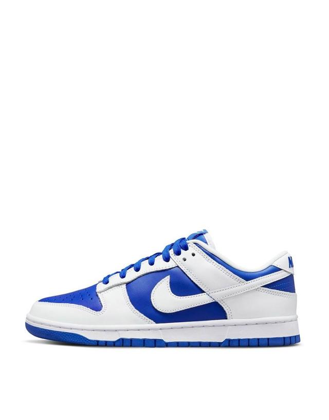 Dunk Low Retro Sneakers In Blue And White Product Image