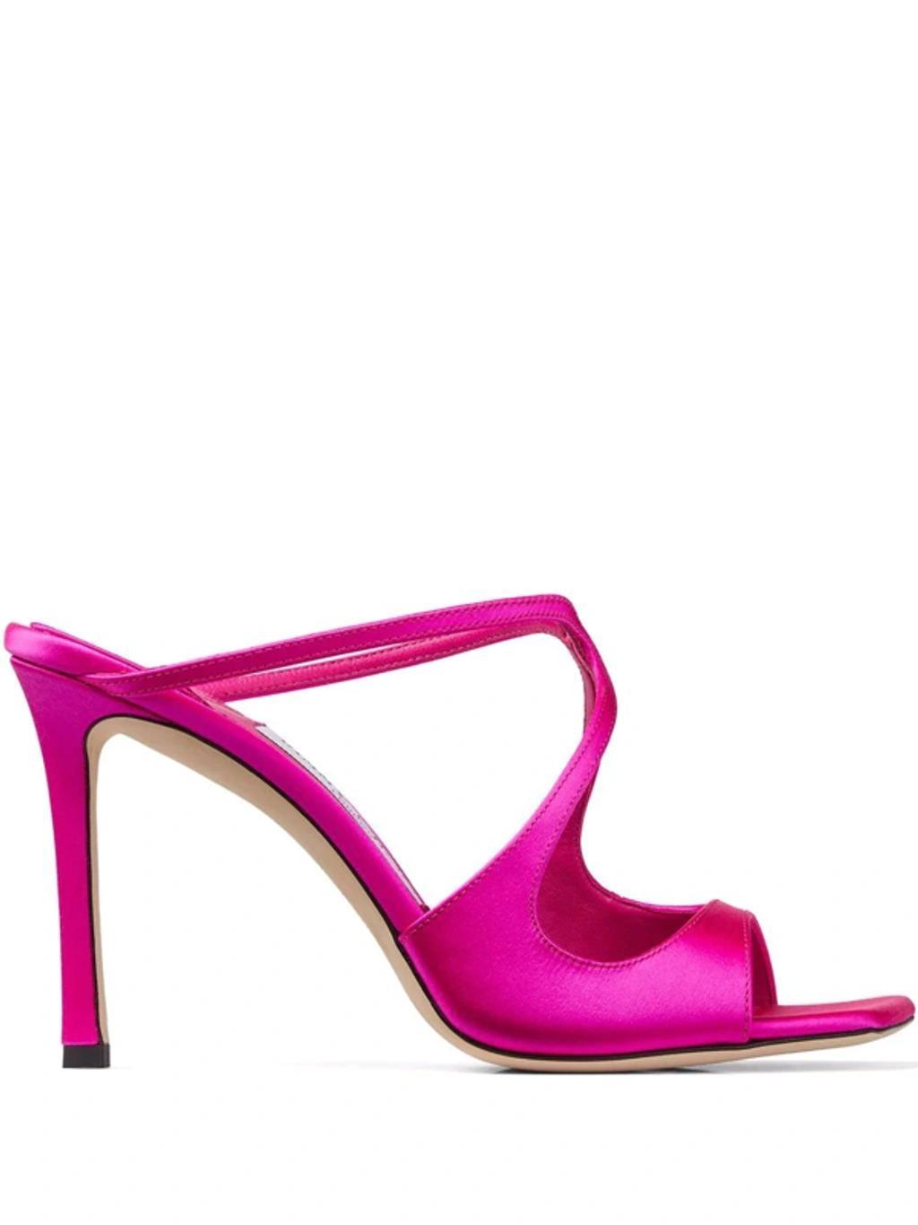 JIMMY CHOO Anise 95 High Heels Mules In Pink Product Image