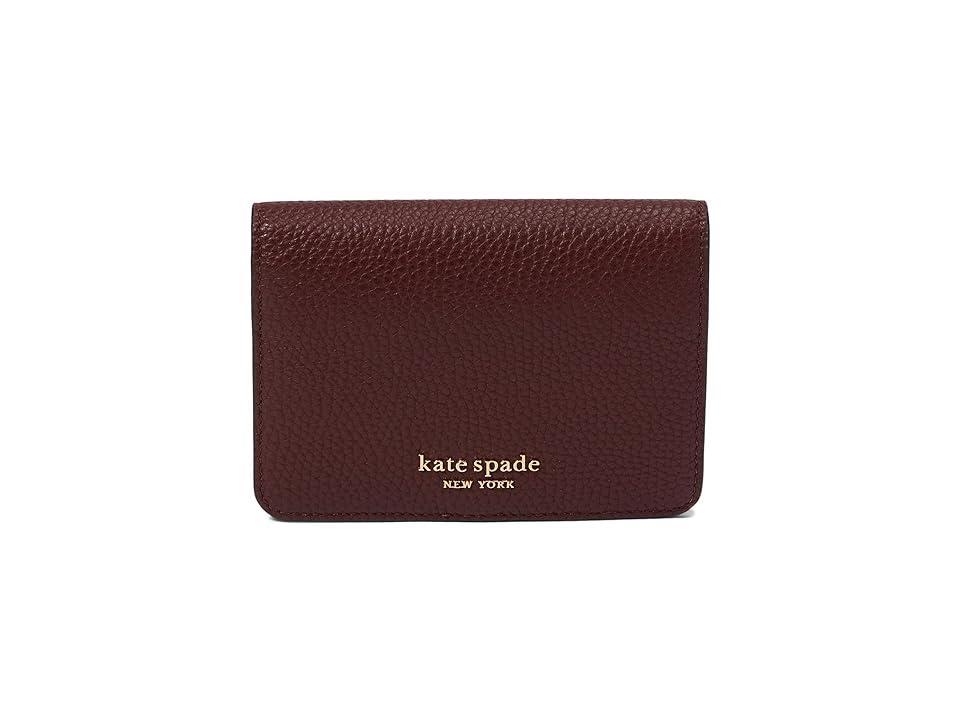 Womens Ava Leather Bi-Fold Card Case Product Image