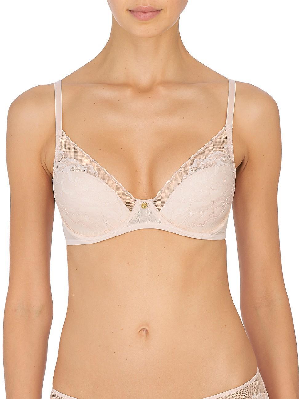 Womens Flora Lace Plunge Bra Product Image