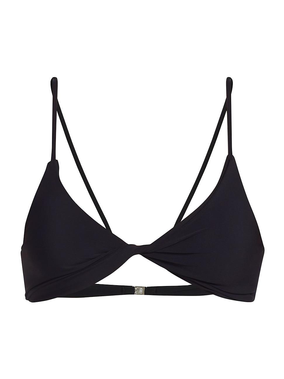 Womens Twist-Front Bikini Top Product Image