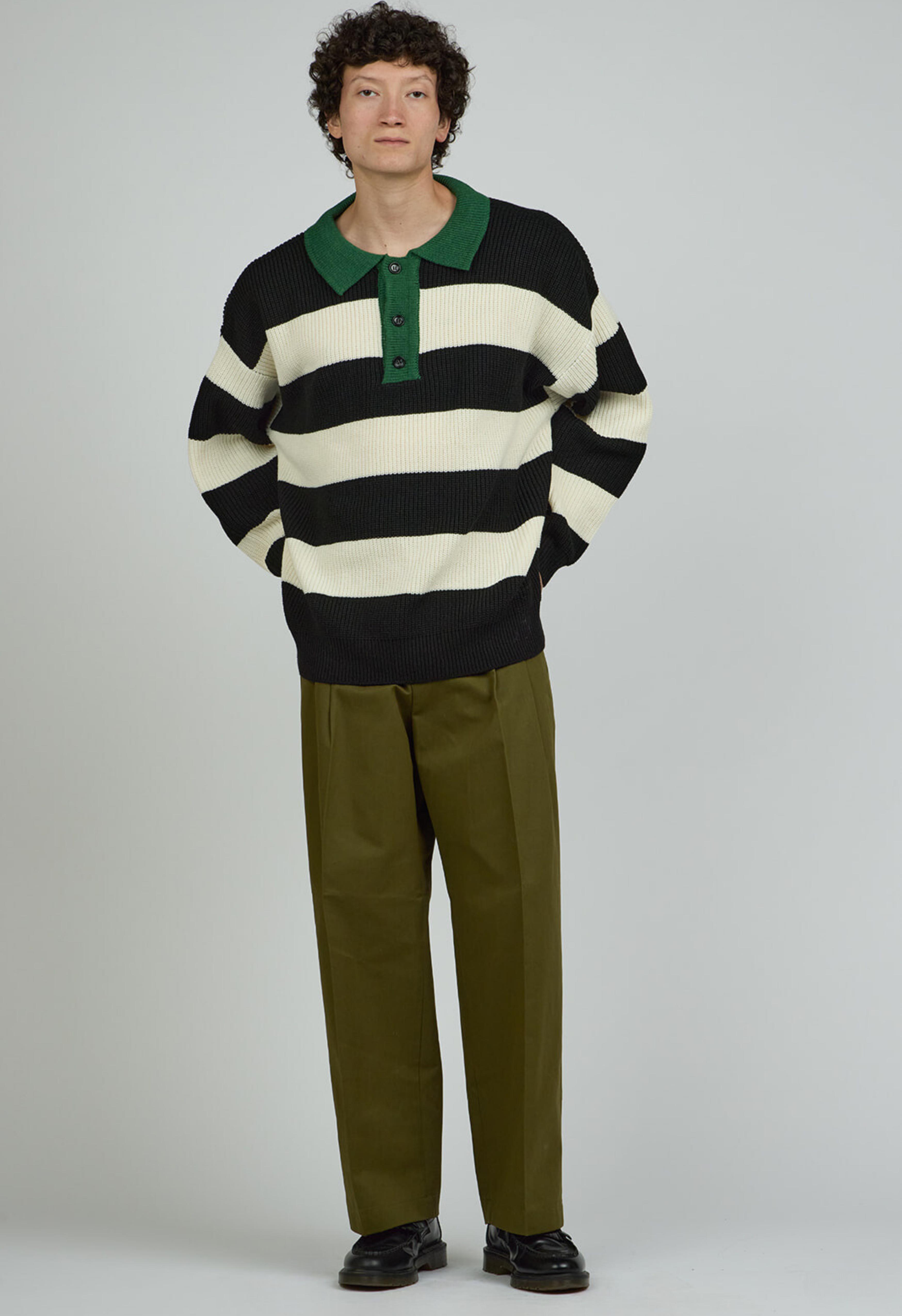 Traves Stripe Sweater Male Product Image