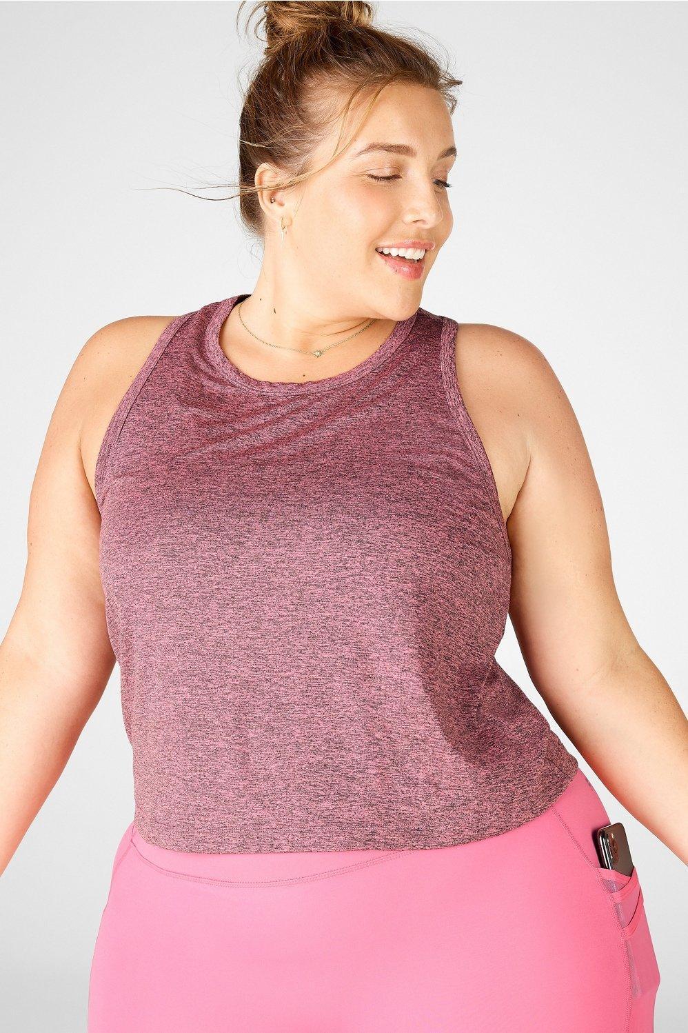 Fabletics Blake Tank Womens Rosy Mauve plus Size 4X Product Image