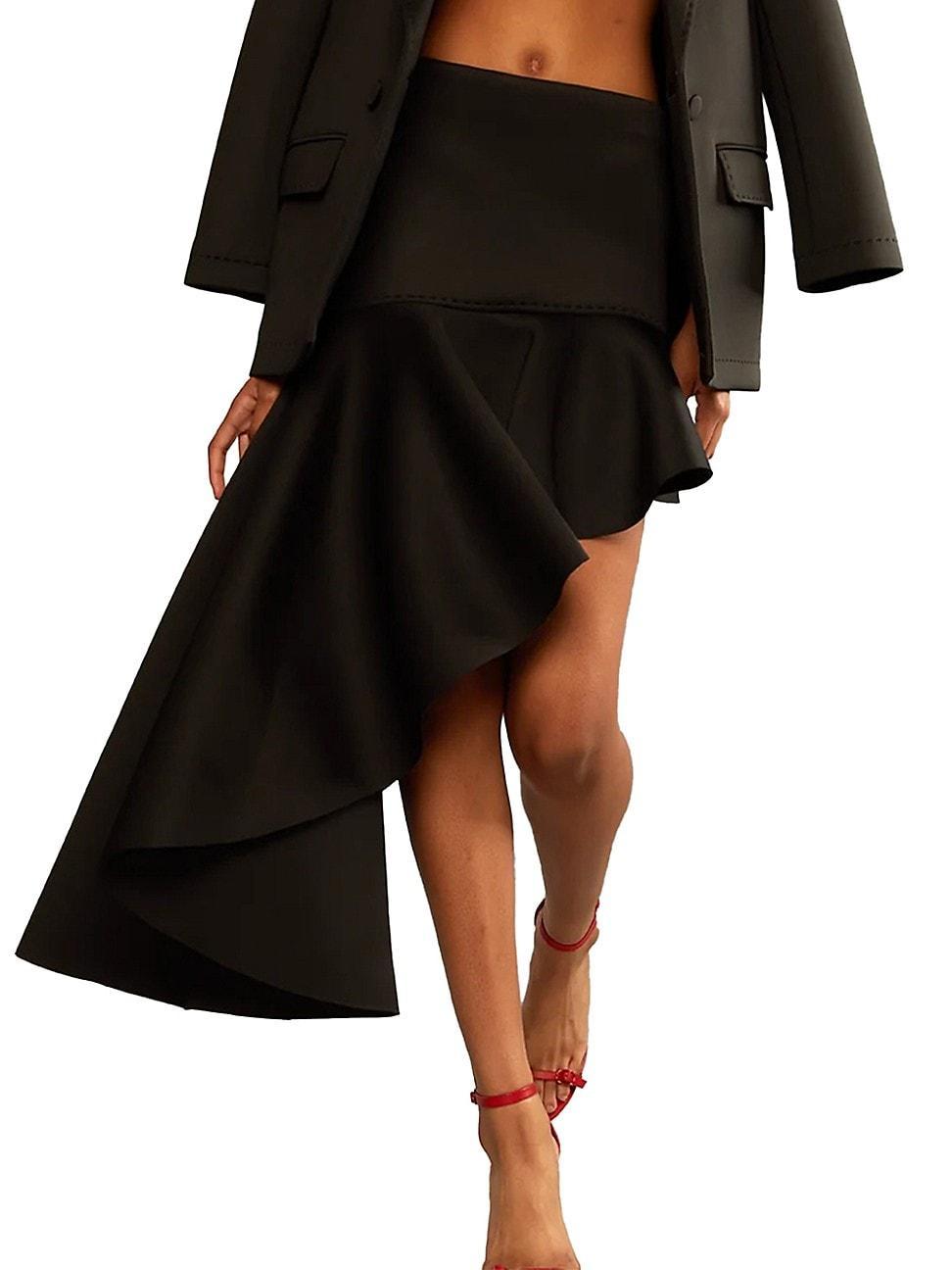 Womens Asymmetric Flounce Skirt Product Image