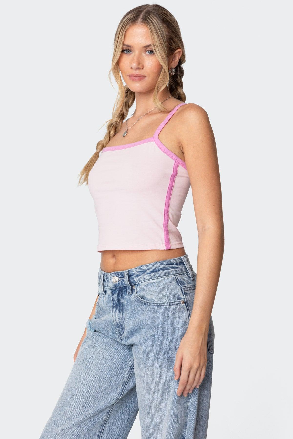 Francesca Contrast Tank Top Product Image