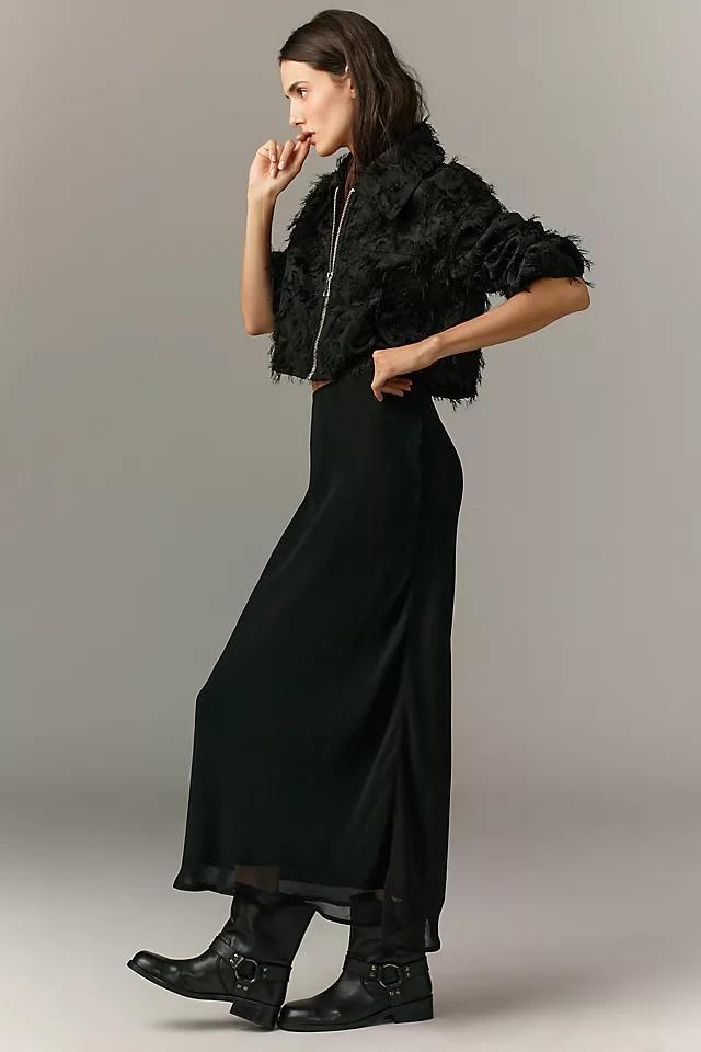 The Tilda Maxi Slip Skirt: Chiffon Edition Product Image