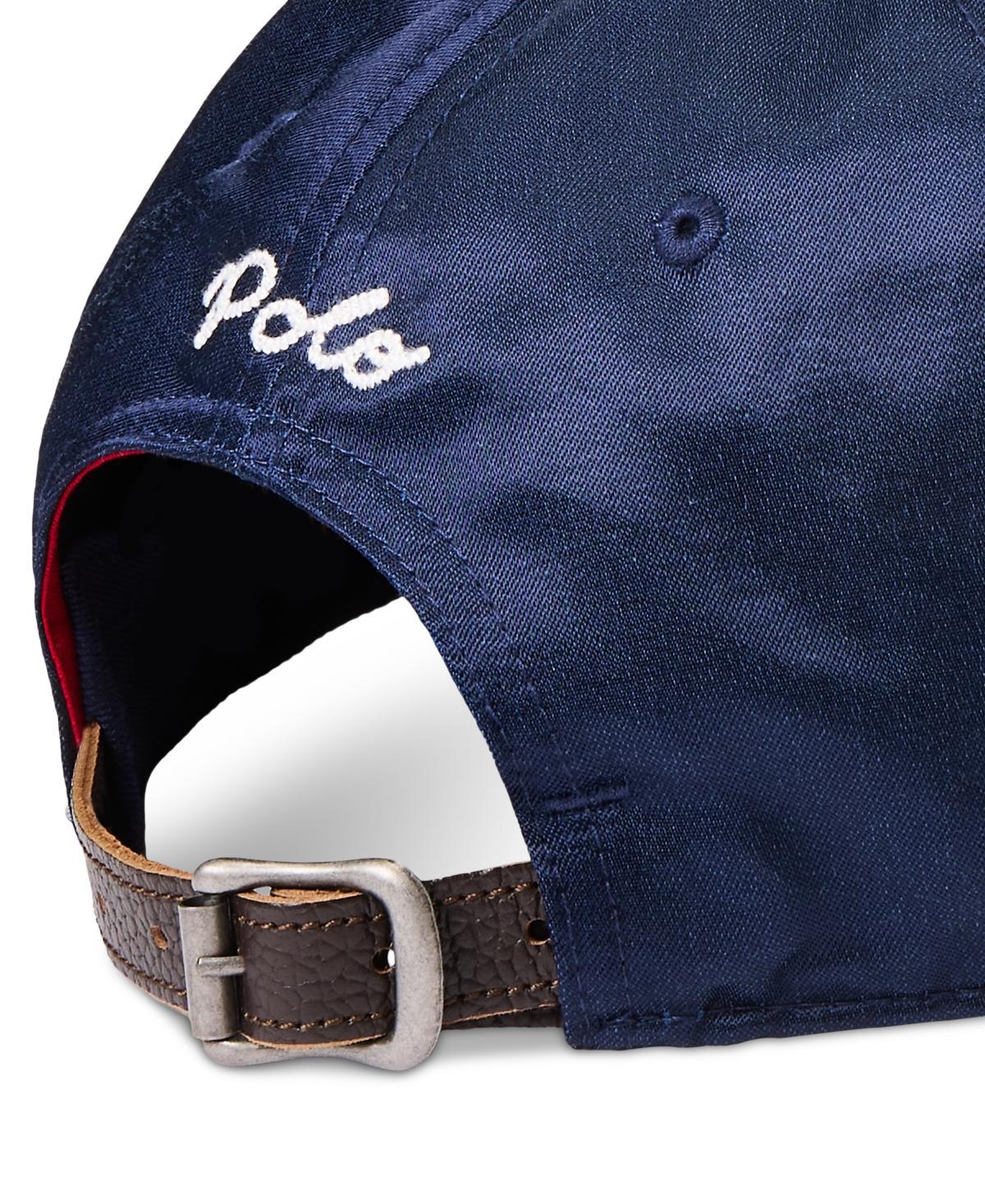 Men's Ny Patch Satin Ball Cap In Newport Navy Product Image