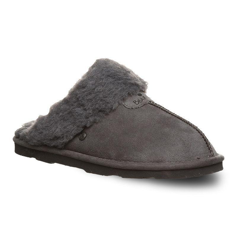 Bearpaw Loki Womens Vegan Scuff Slippers Med Grey Product Image