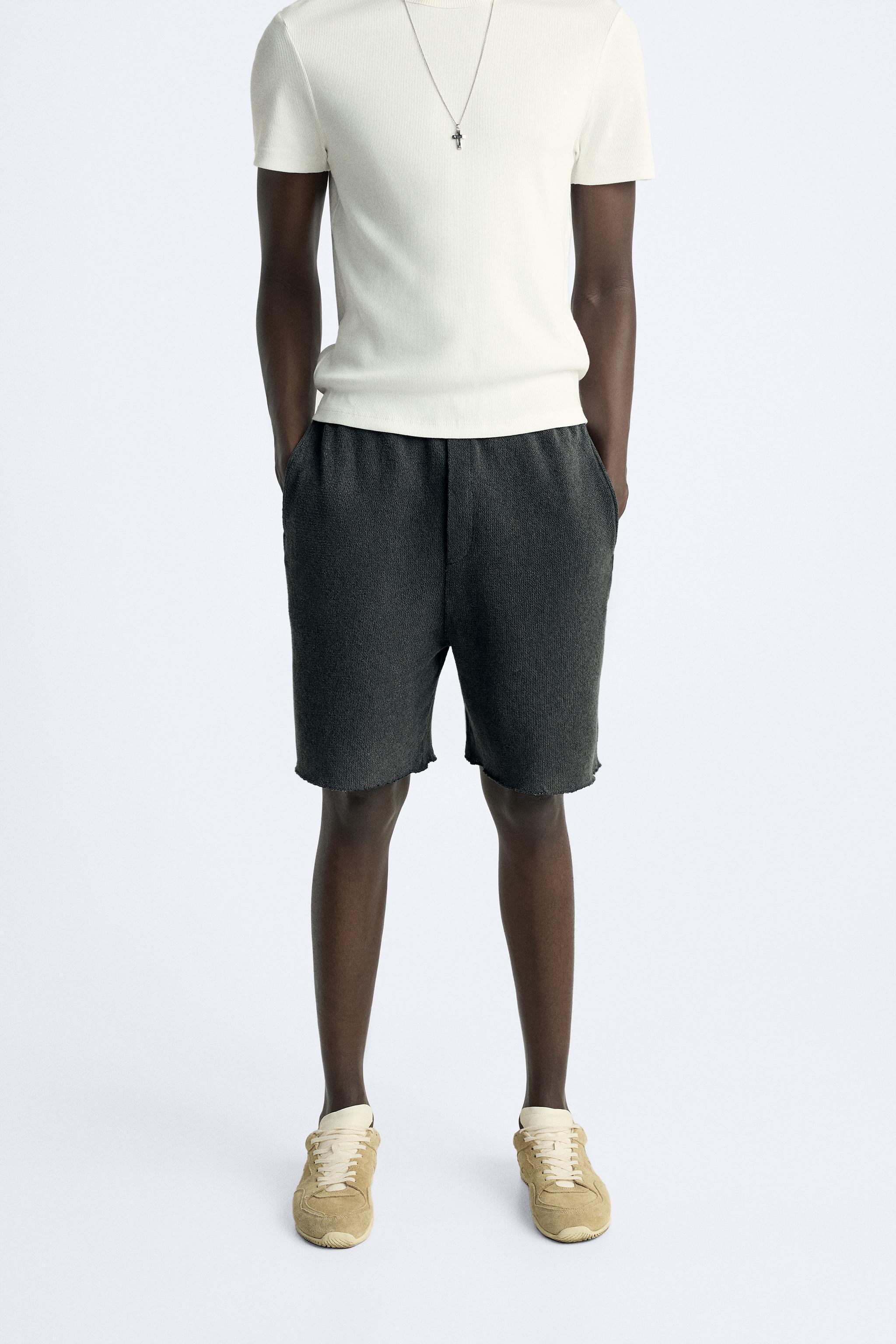 WASHED KNIT SHORTS Product Image