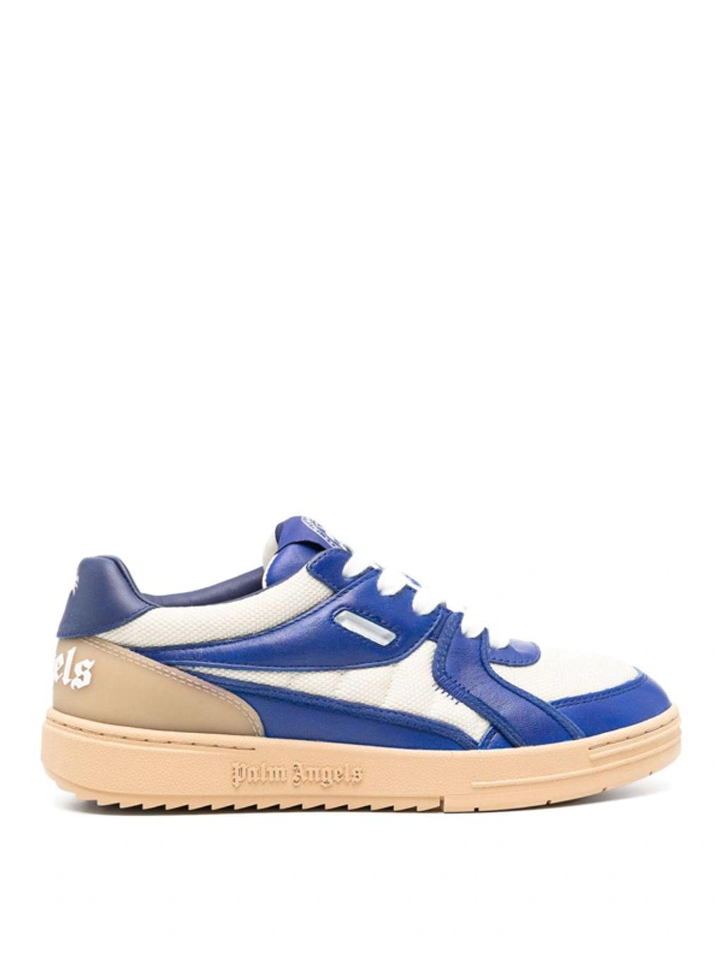 PALM ANGELS Palm University Sneakers In Blue Product Image