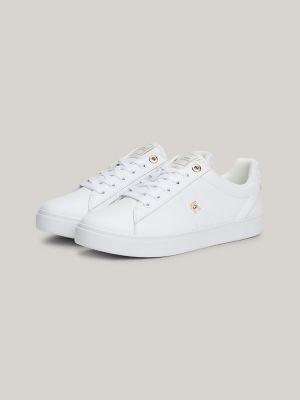 Monogram Plaque Leather Sneaker Product Image