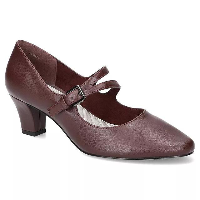 Womens Meryl by Easy Street Asymmetrical Mary Jane Pumps Product Image