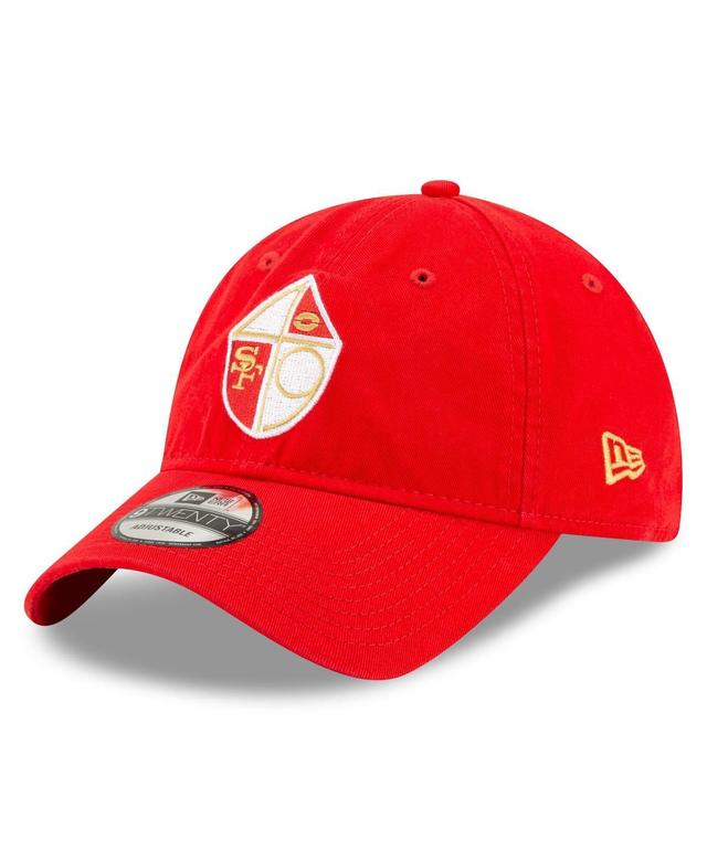 Mens New Era Scarlet San Francisco 49ers Core Classic 9TWENTY Adjustable Hat Product Image