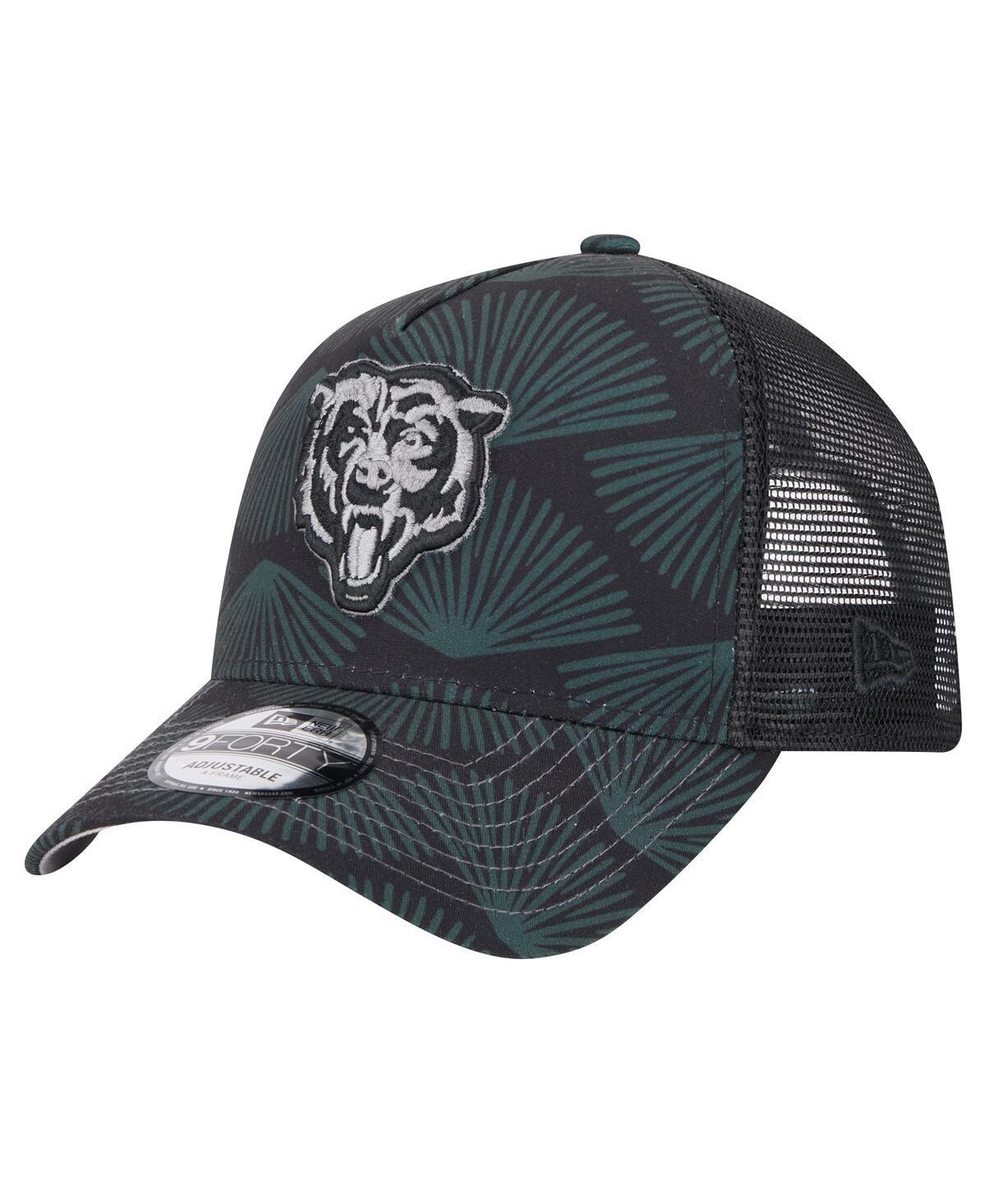 Mens New Era Chicago Bears Agave Trucker 9FORTY Adjustable Hat Product Image