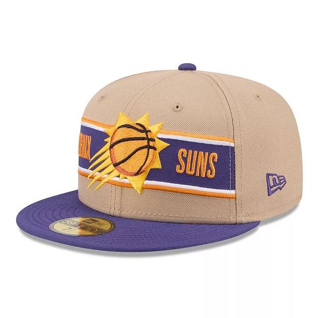 Mens New Era Tan/Purple Phoenix Suns 2024 NBA Draft 59FIFTY Fitted Hat Product Image