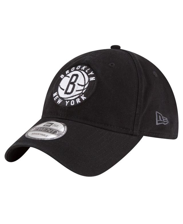 New Era Mens Brooklyn Nets New Era Nets Core Classics 2.0 Cap - Mens Black/Black Product Image