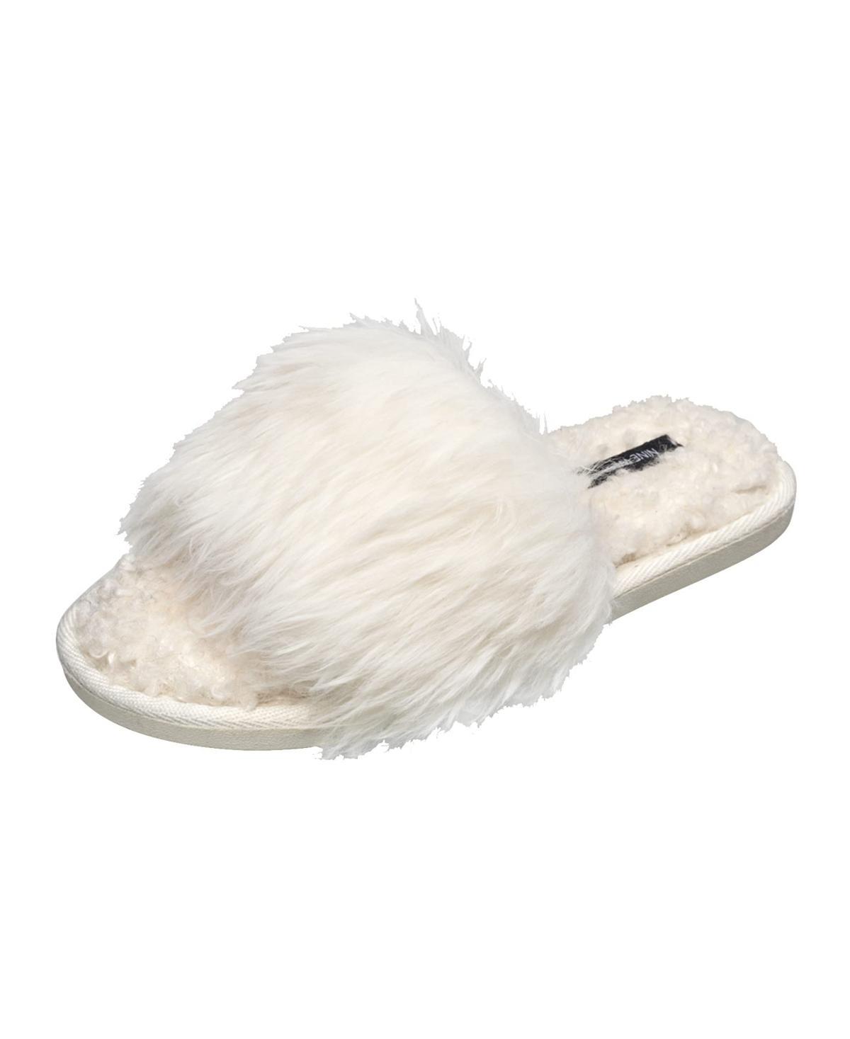 Nine West Womens Fuzzy Slide Product Image