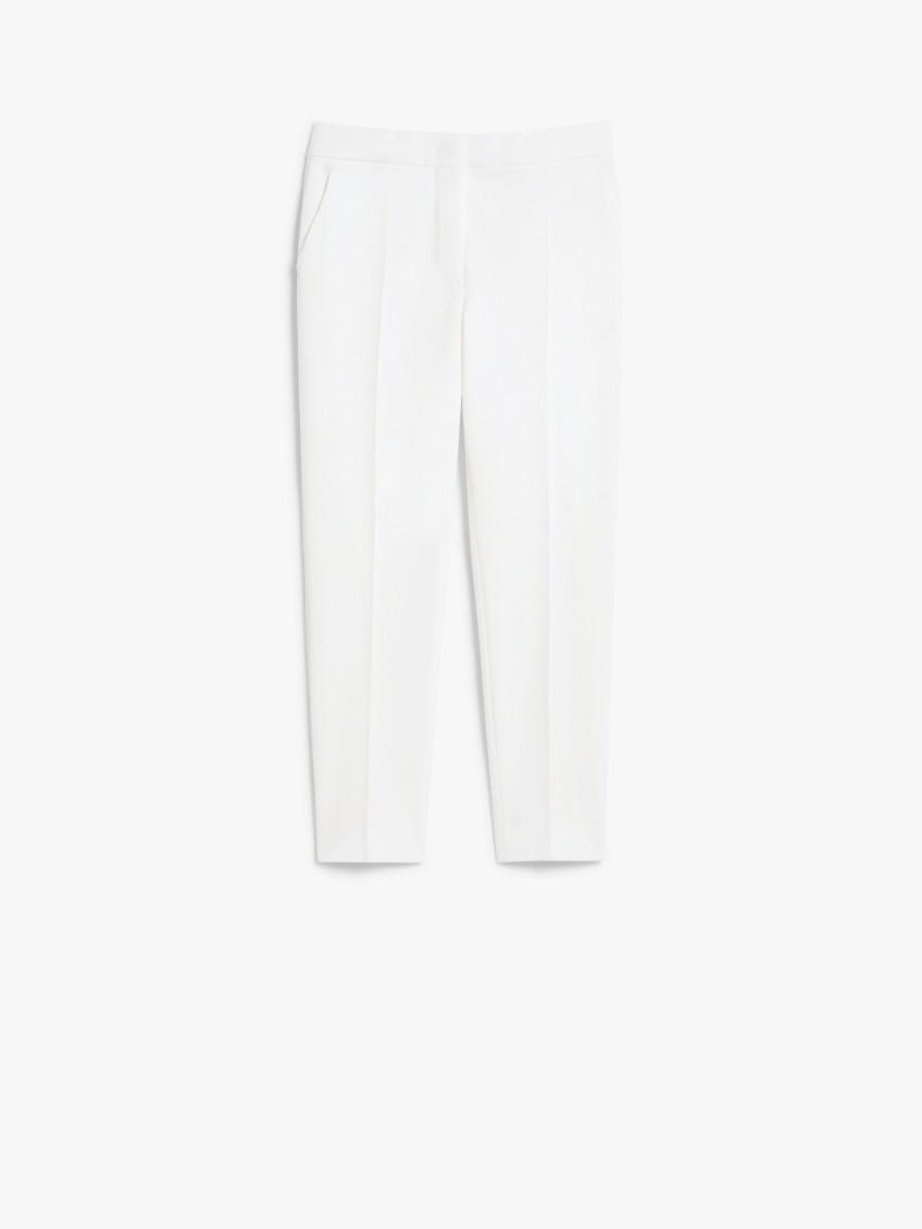 MAX MARA White Pegno Jersey Cigarette Trousers Product Image