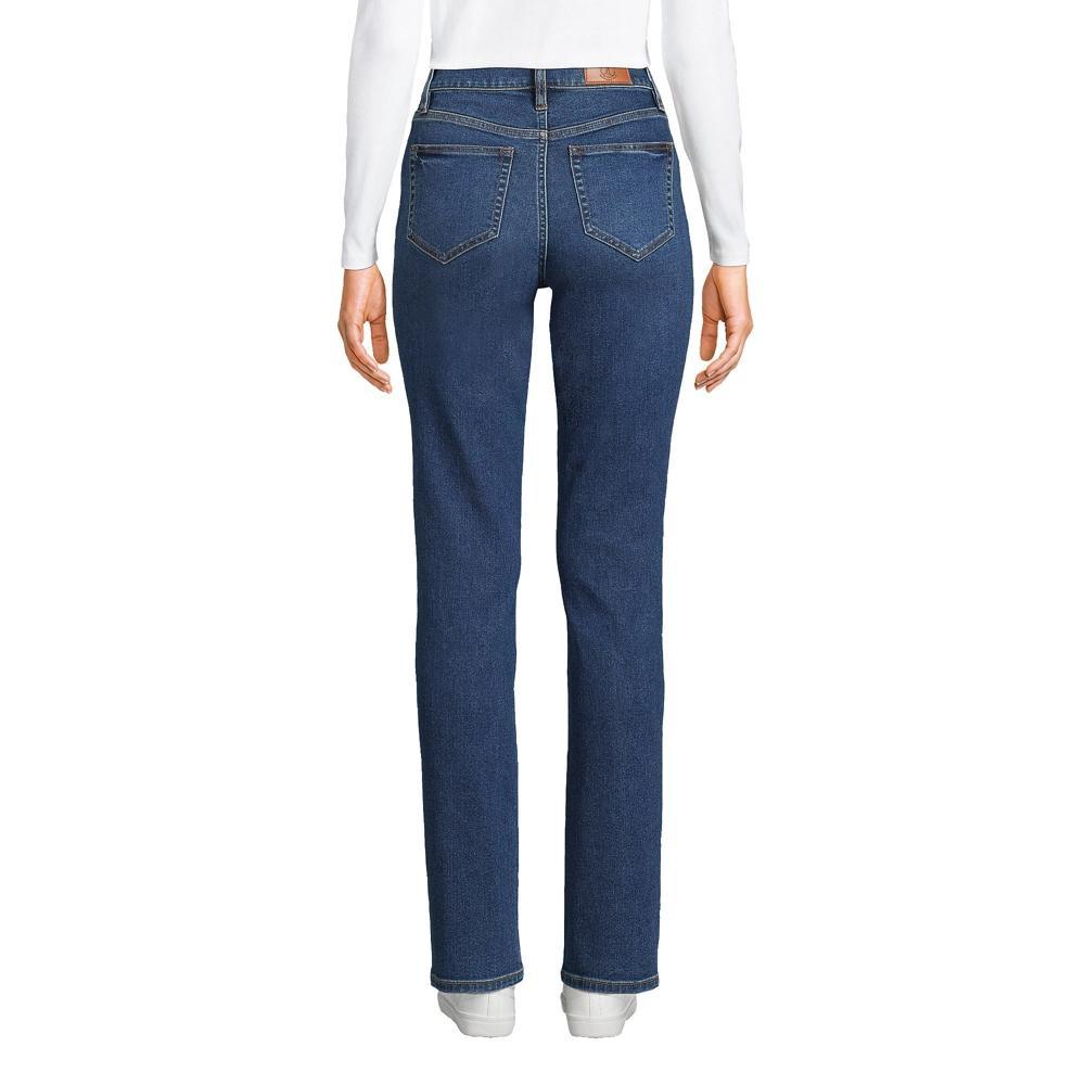 Womens Tall Lands End Recover High-Rise Straight-Leg Jeans Product Image