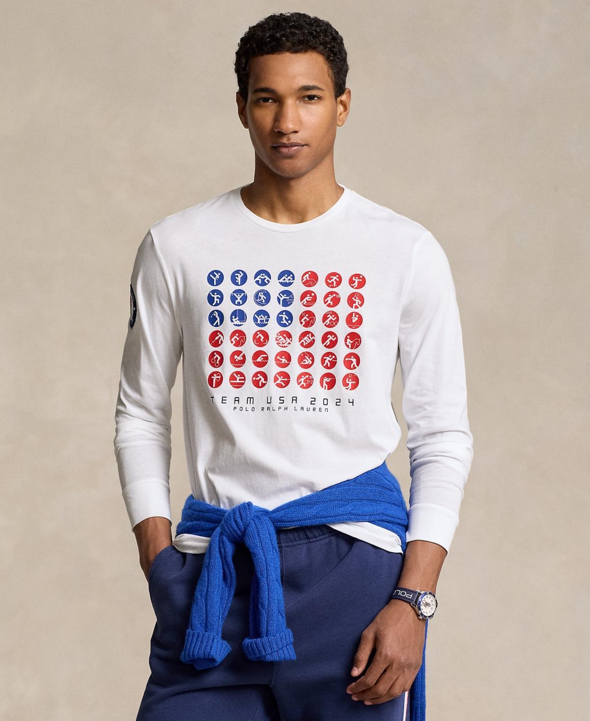 Polo Ralph Lauren Mens Team Usa Custom Slim-Fit Graphic T-Shirt Product Image