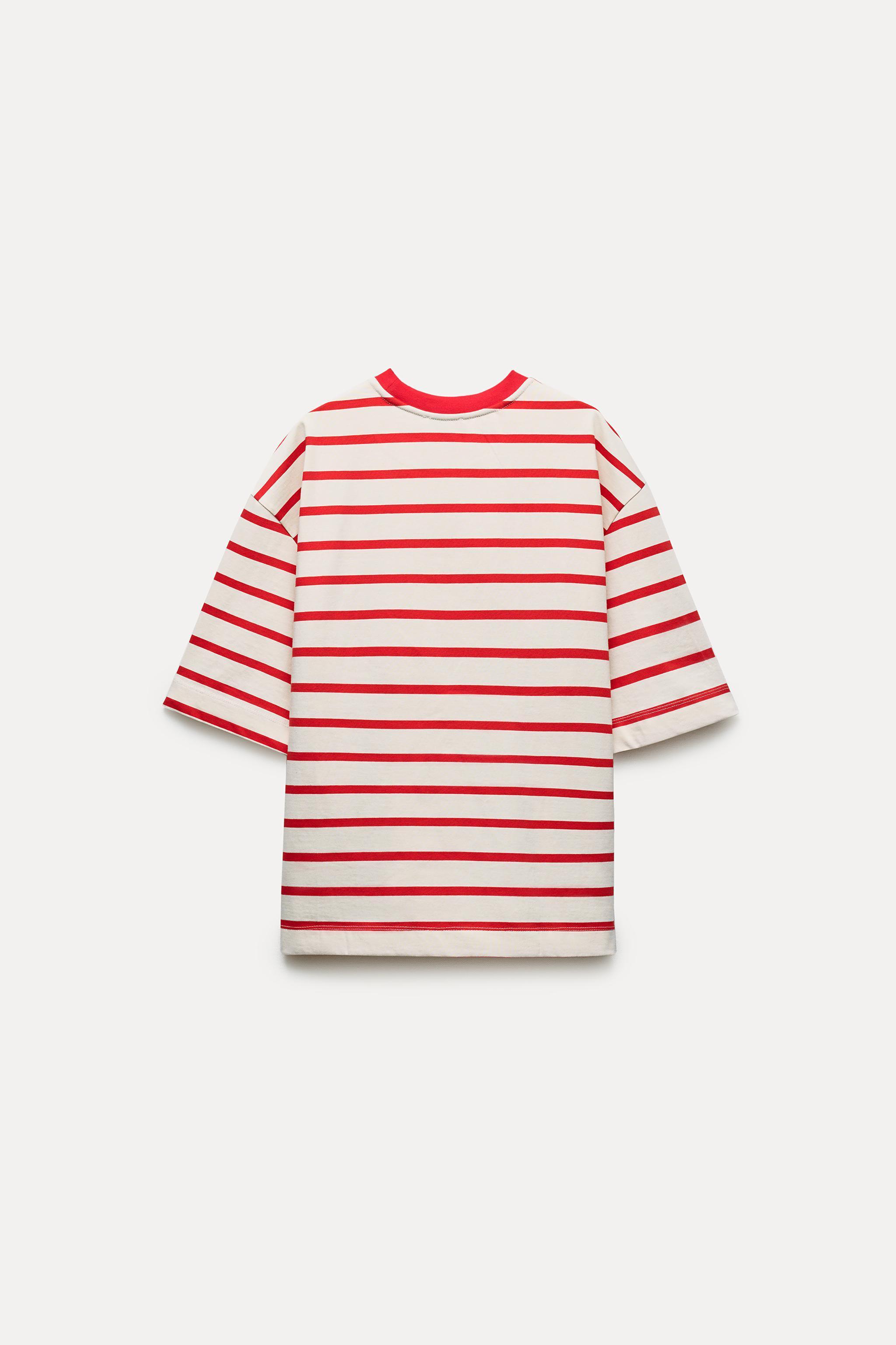 OVERSIZED STRIPED T-SHIRT Product Image