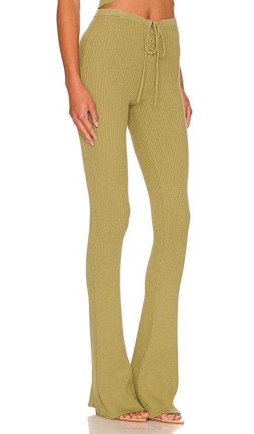 Camila Coelho Artemis Lace Up Knit Pant Size L, M, XS. Product Image