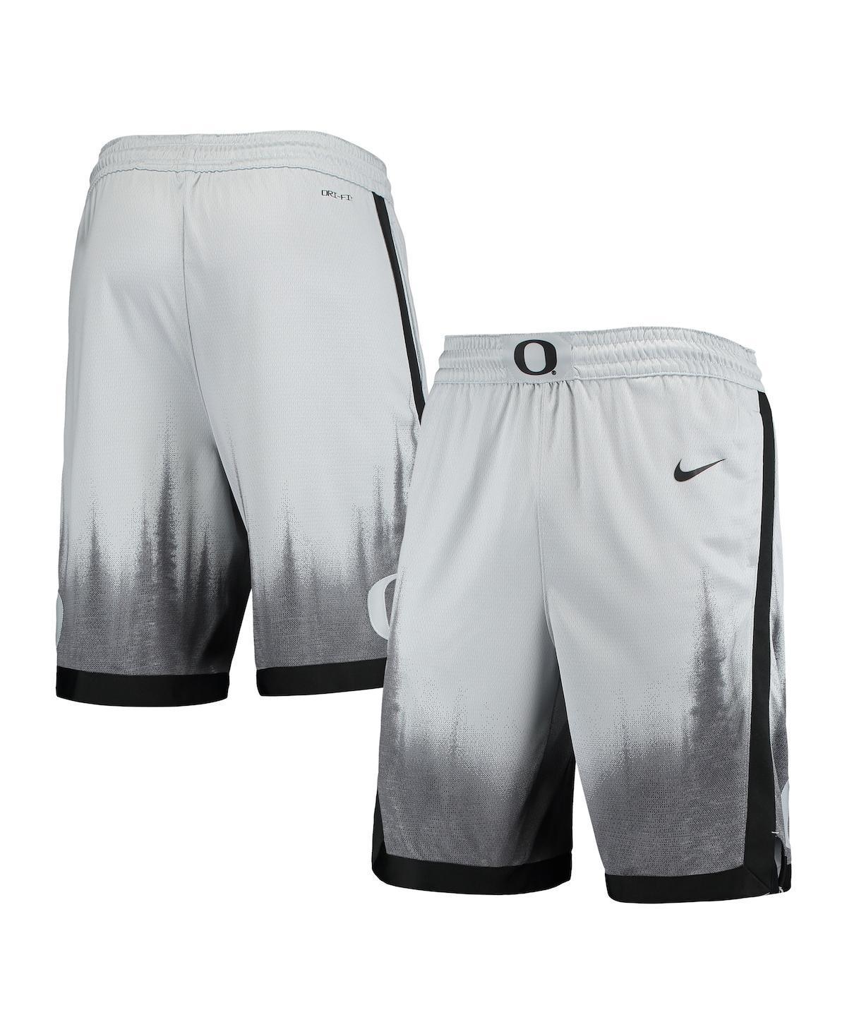 Mens Gray Oregon Ducks Limited Performance Basketball Shorts - Gray Product Image