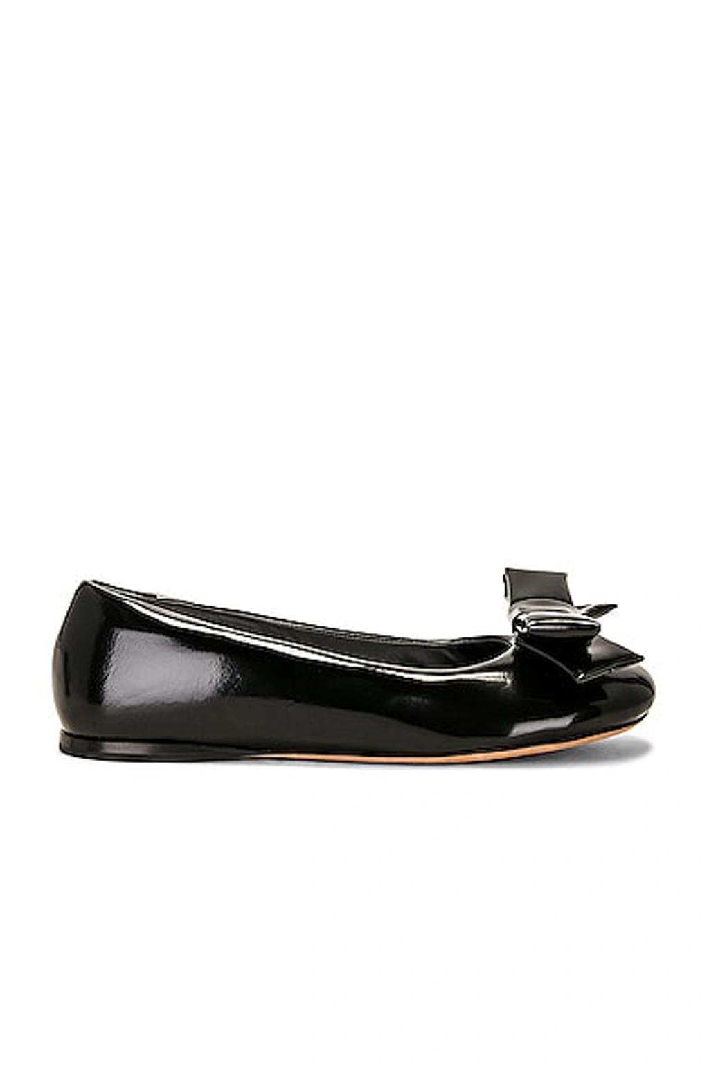 Puffy Ballerina Flat In Black Product Image