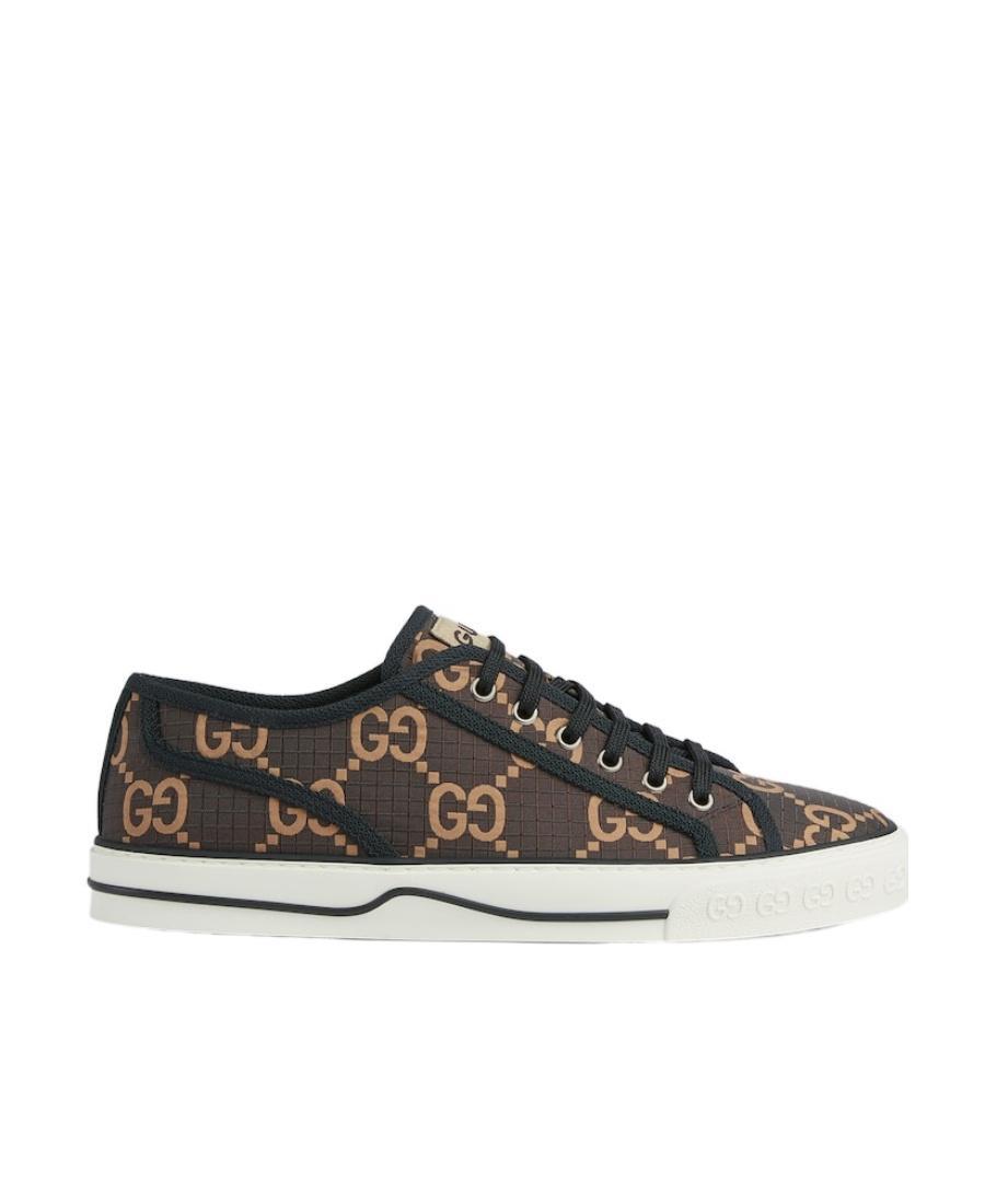 GUCCI Tennis 1977 Low-top Sneakers In Brown Product Image