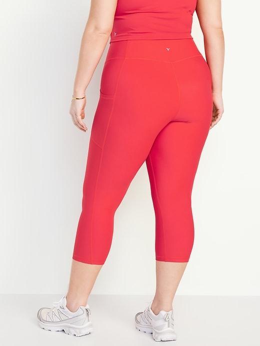 High-Waisted PowerSoft Crop Leggings Product Image