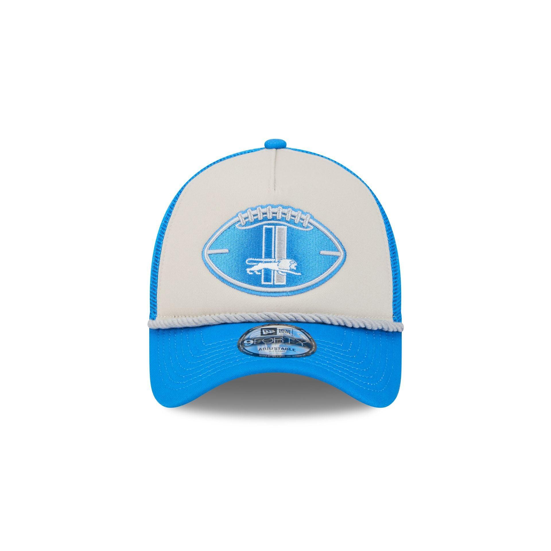 Detroit Lions 2024 Historic Sideline 9FORTY A-Frame Snapback Hat Male Product Image