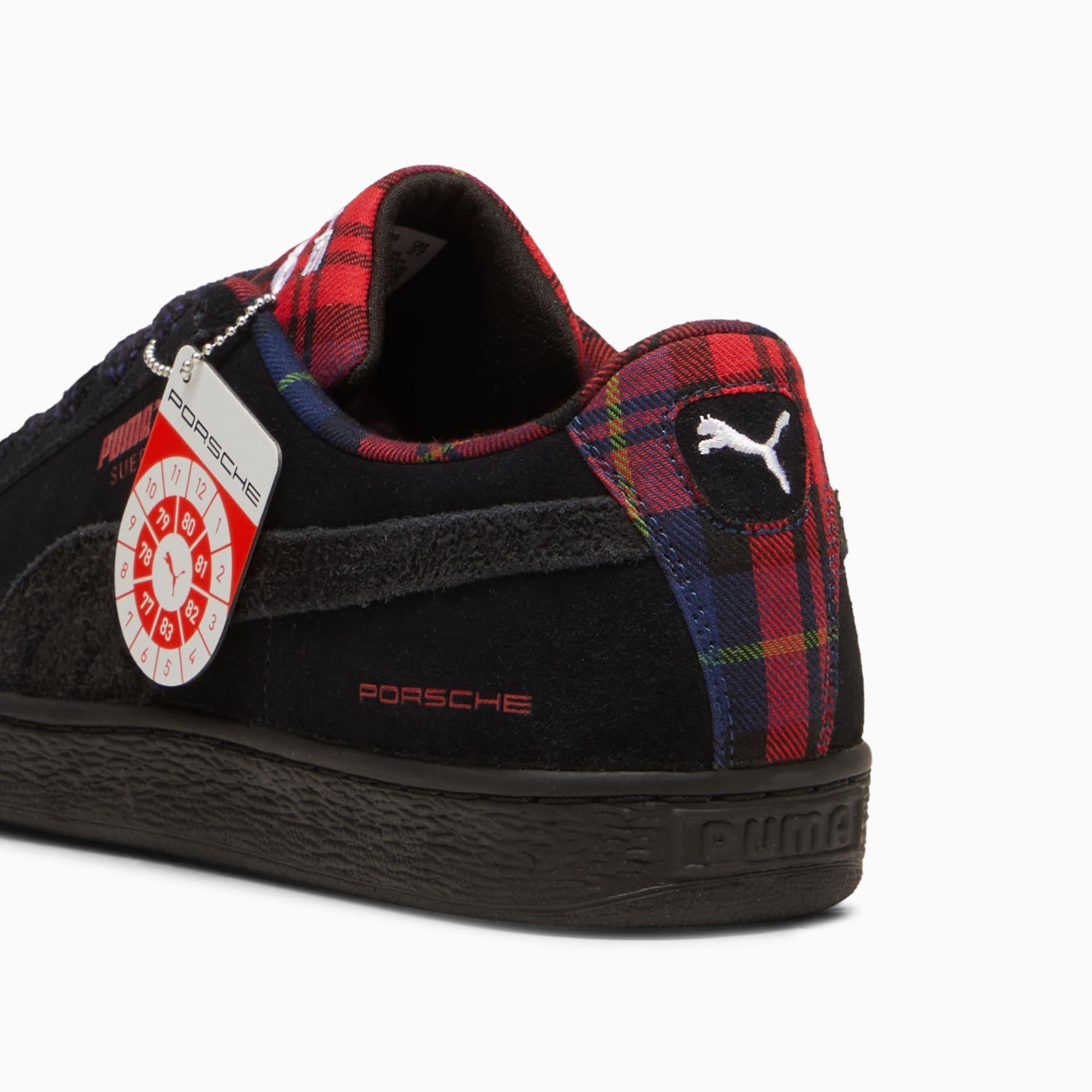 Porsche Legacy Suede Classic Tartan Sneakers Product Image