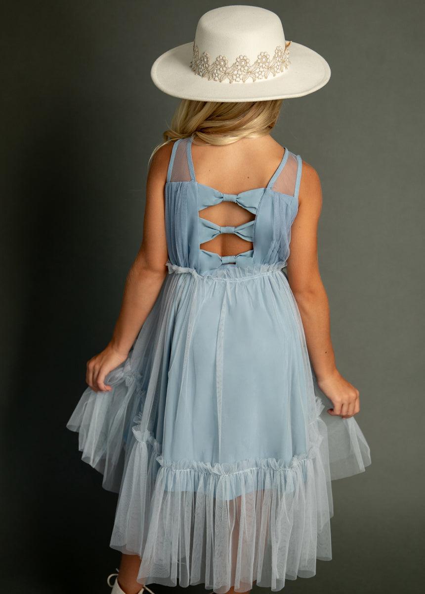 Loie Dress in Blue Smoke Product Image