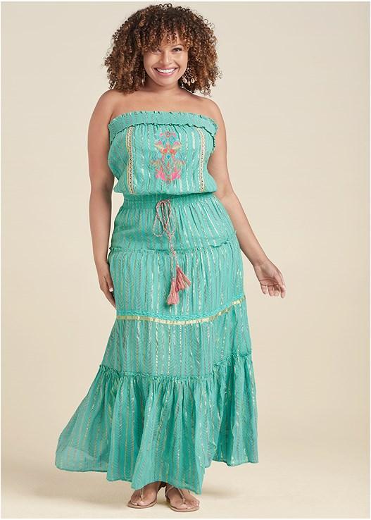 Embroidered Maxi Dress Product Image